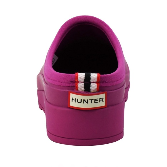 HUNTER Clogs Prismatic Pink Original Play Clogs Platform Waterproof NIB - Picture 7 of 11